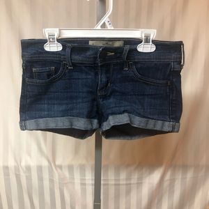 Hollister Low Rise Jean Shorts, Size 0